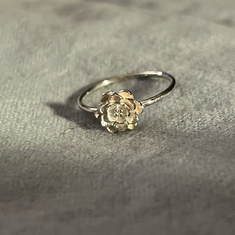 Beeline I Am sterling silver ring